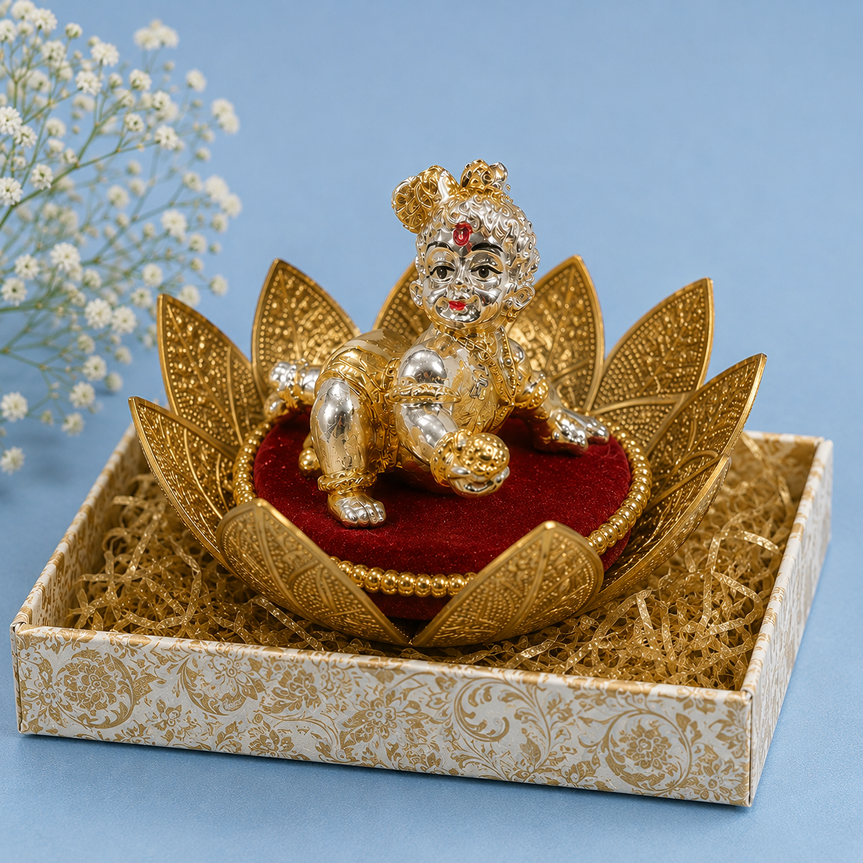 Silver Laddu Gopal Ji